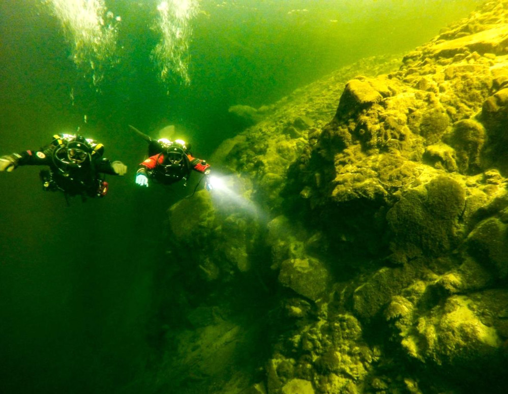 Дайвинг на Телецком озере : Подводная экологическая тропа
