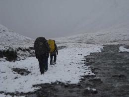 Горный Алтай : Алтайская биосферная экспедиция 2012 : Возвращение после трудной ночевки в горах