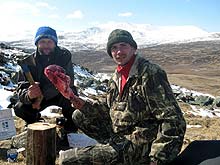 Горный Алтай : Экспедиция на плато Укок : Готовим барана