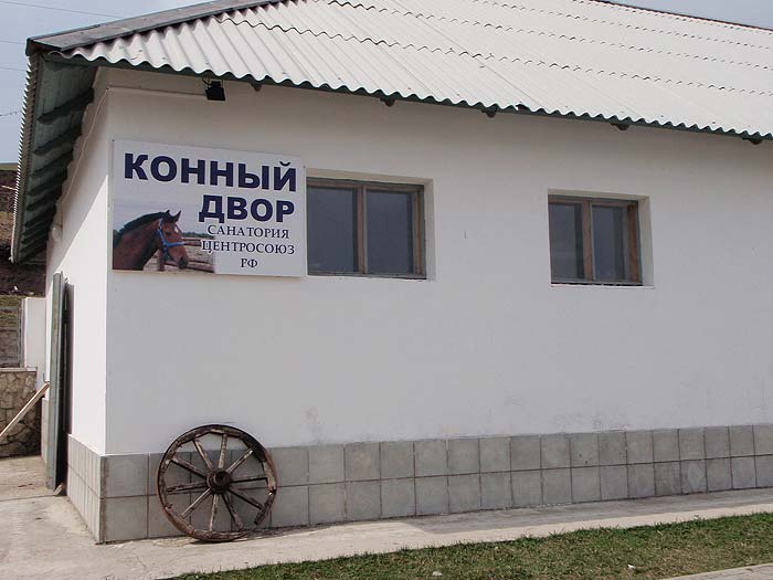 Конный двор санатория в «Долине Алтай»