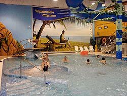 Курорт Белокуриха : Отдых в Белокурихе : Массажные зоны в аквапарке