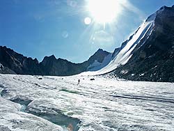 Горный Алтай : Катунские белки : Аккемский ледник