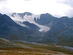 Горный Алтай : Катунские белки : Ледник Менсу